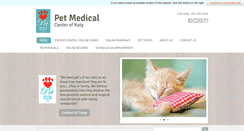 Desktop Screenshot of petmedicalkaty.com